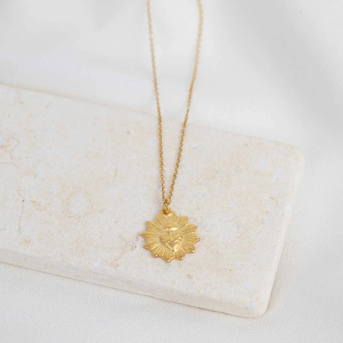 My Saint My Hero Sacred Heart Necklace