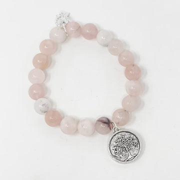 PowerBeads by jen Petites Tree of Life Breast Cancer Awareness Bracelet