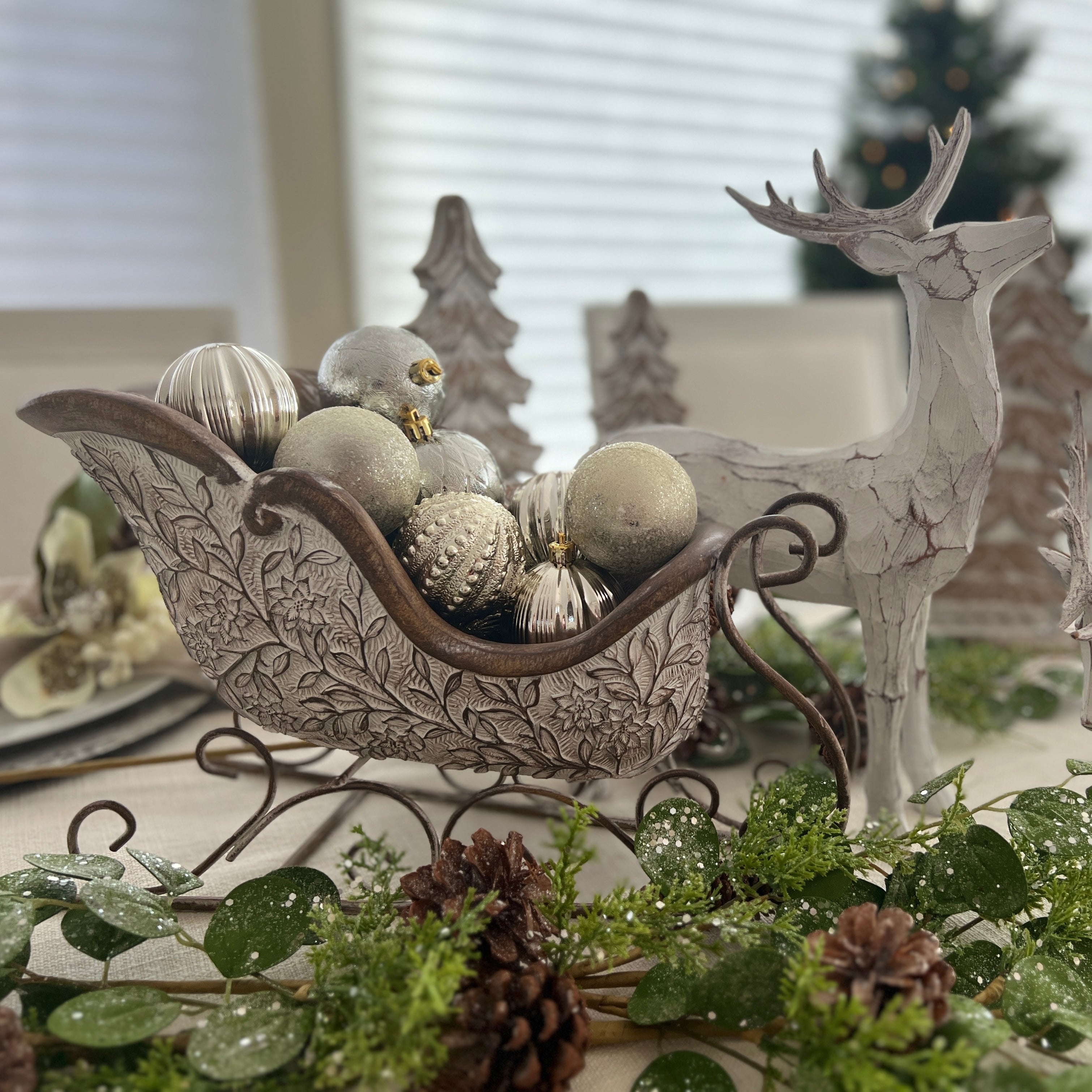 Choice of Carved Sleigh for