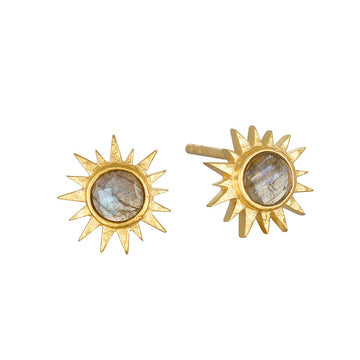 Satya Light Seeker Labradorite Starburst Earrings