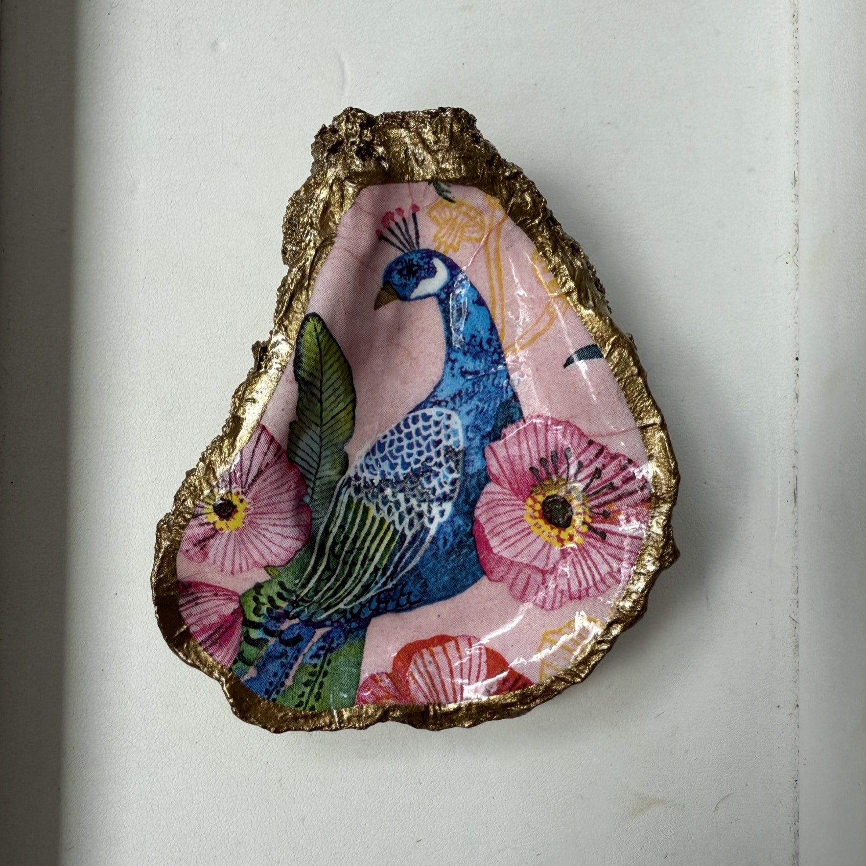 Choice Of Grit and Grace Decoupage Shell Jewelry Dishes