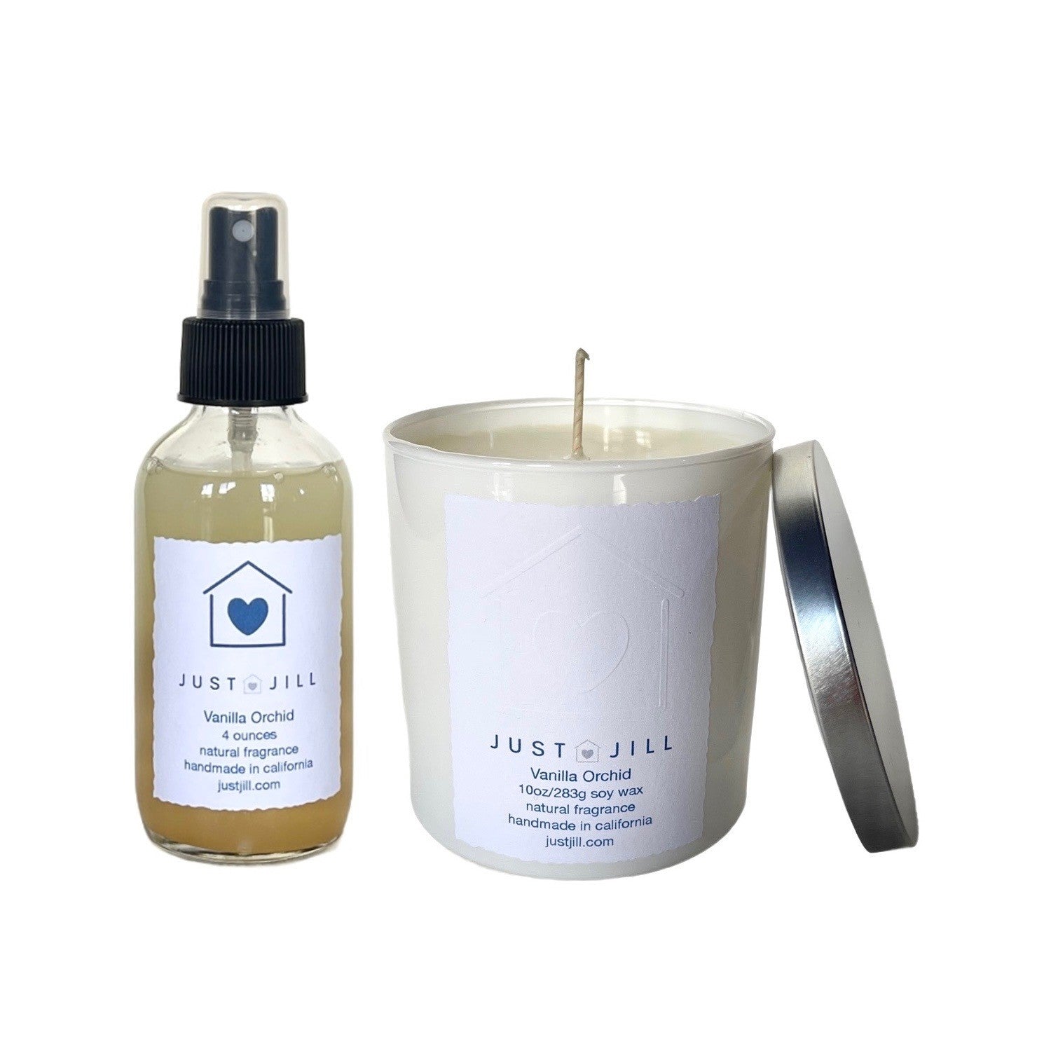 Scented Candle and Room Spray Duo-Vanilla Orchid