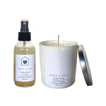 Scented Candle and Room Spray Duo-Vanilla Orchid
