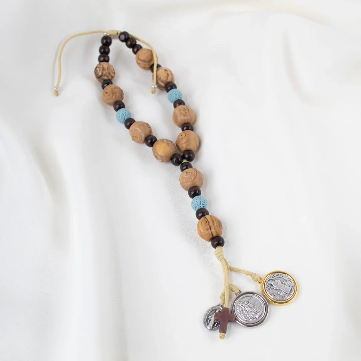 My Saint My Hero Blessings for Your Home Lava Bead Door Hanger