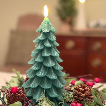 Christmas Tree Flameless Candle for Just Jill