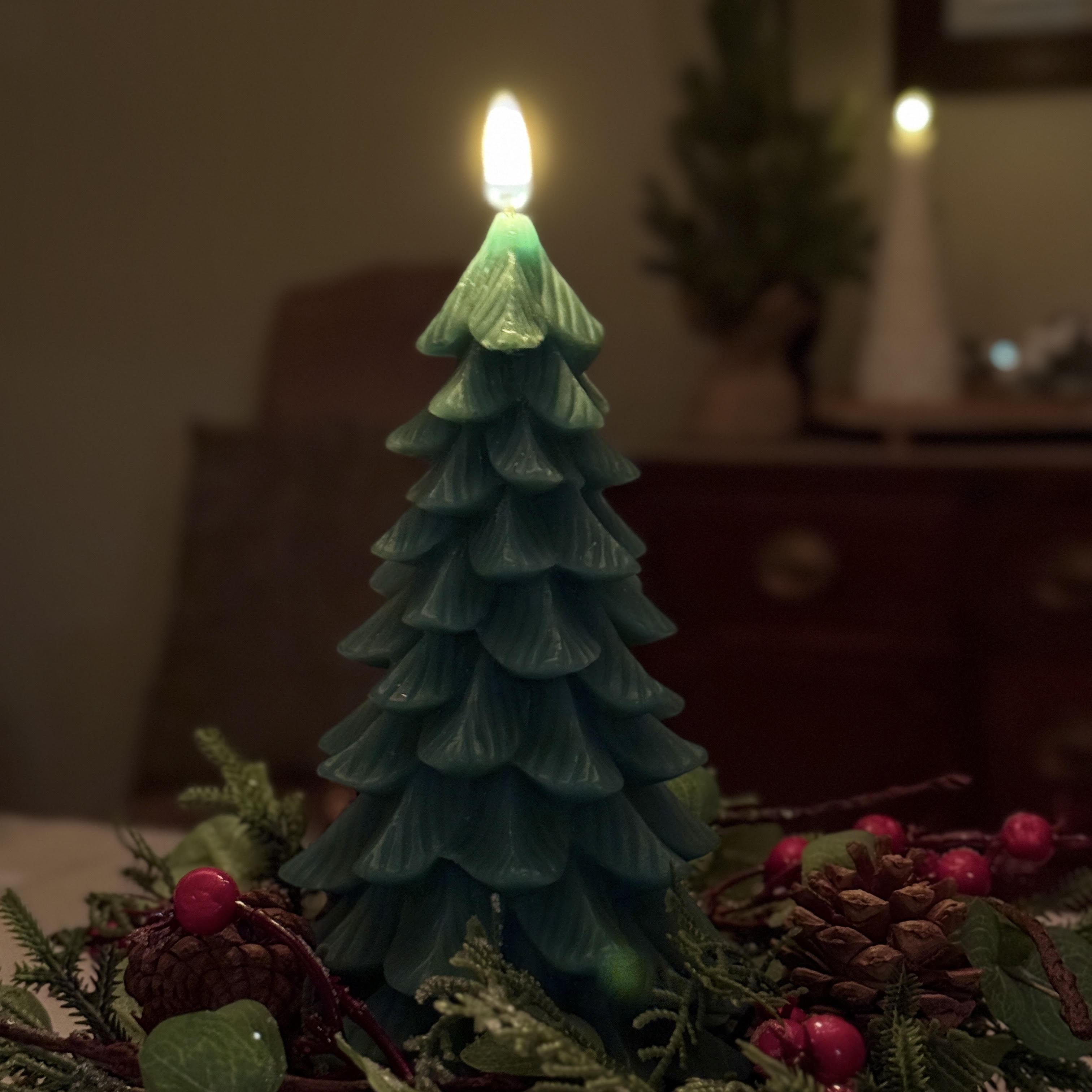 Christmas Tree Flameless Candle for Just Jill