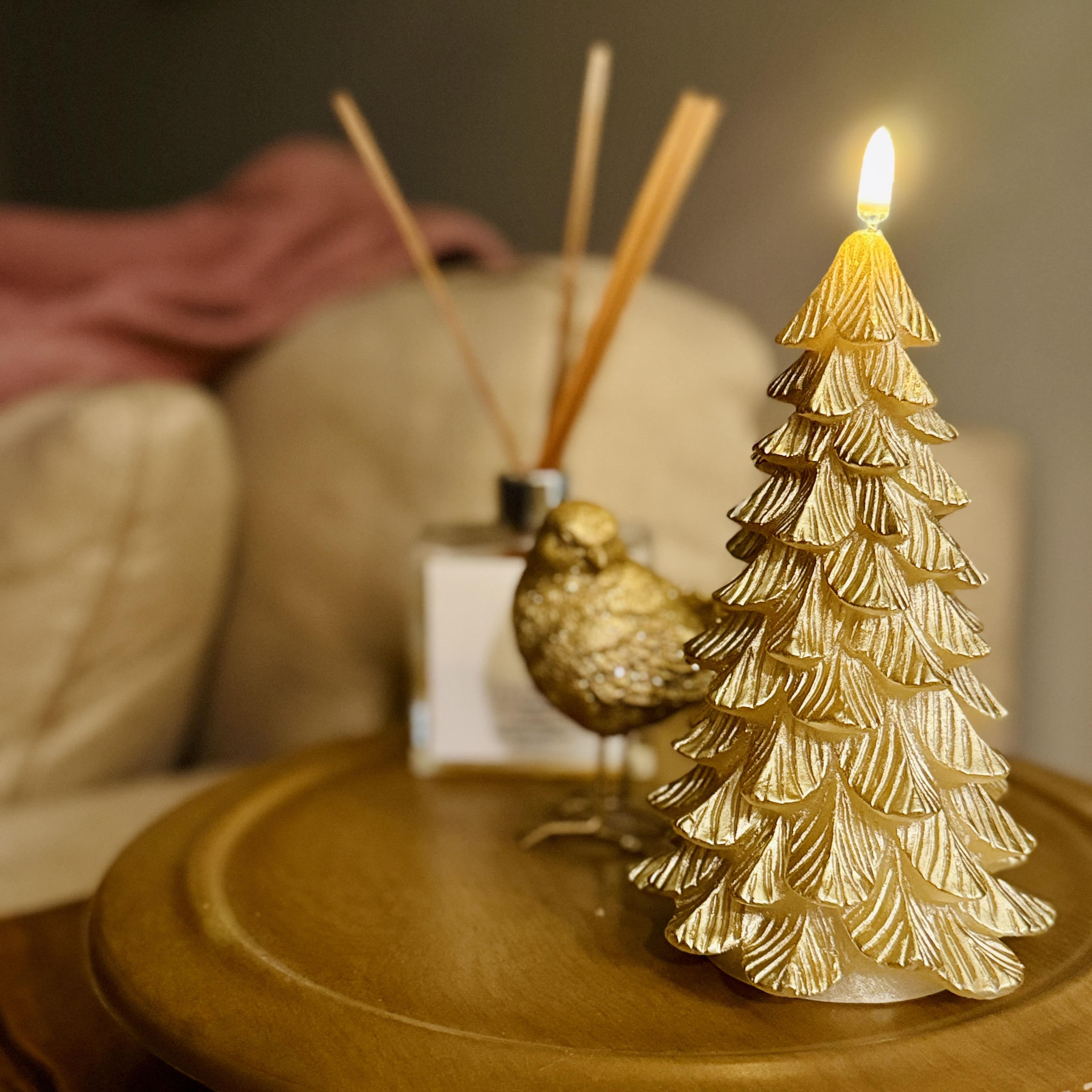 Christmas Tree Flameless Candle for Just Jill