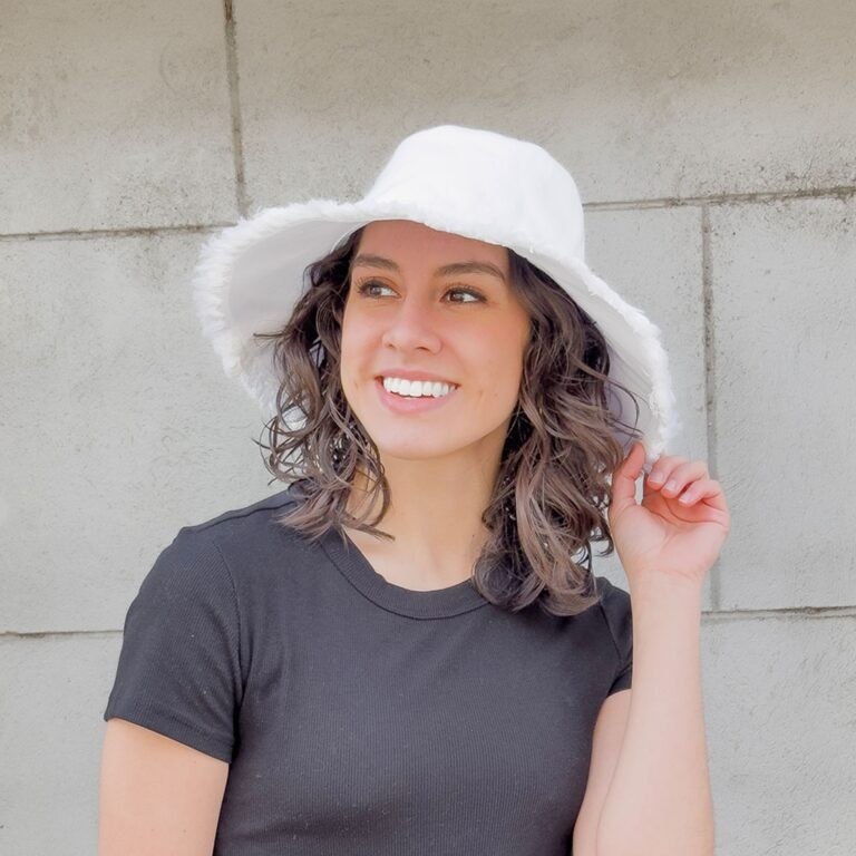 Sprigs Wide Brim Denim Bucket Hat